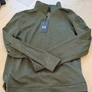 Under Armour Forest Green Quarter-Zip Top